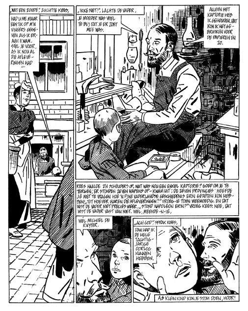 Uit: Theo Thijssen en Dick Matena, Kees de jongen. Een beeldroman.