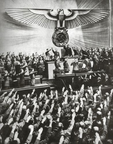 Hitlers toespraak in de Kroll-opera